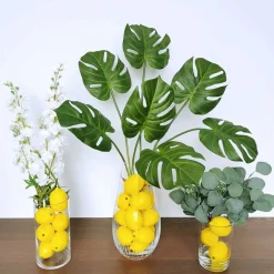 30 Pack Faux Yellow Lemons Artificial Fruit, Realistic Fake Lemons for Lemonade Party Decor, Kitchen Table Decorations, Vase Fillers, Fruit Bowl Display, Lemon Wreath, Garland, Photography Props