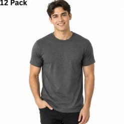 12 Pack Fine Jersey T-Shirt for Men & Women – Everyday Casual Wear