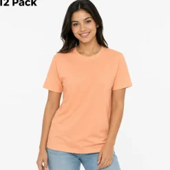 12 Pack Fine Jersey T-Shirt for Men & Women – Everyday Casual Wear