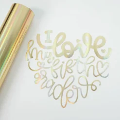 12 Pack: Foil Heat Transfer Vinyl by Make Market®