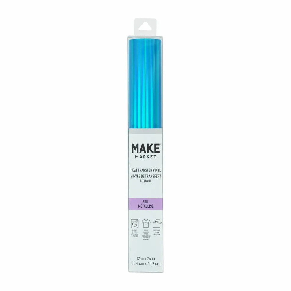 12 Pack: Foil Heat Transfer Vinyl by Make Market®