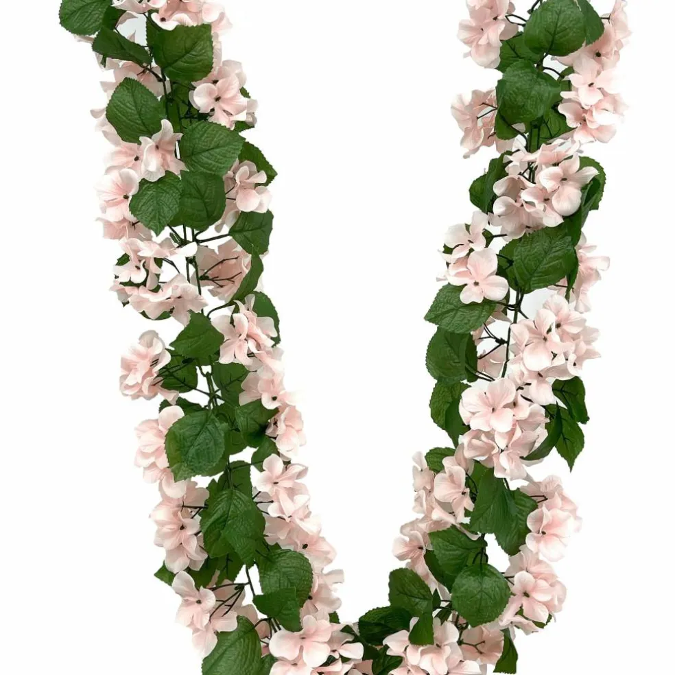 6 Pack: 6ft. Pink Hydrangea Chain Garland by Ashland®