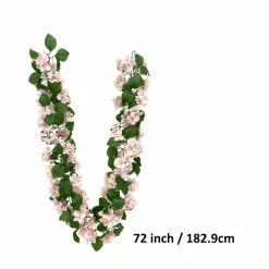 6 Pack: 6ft. Pink Hydrangea Chain Garland by Ashland®
