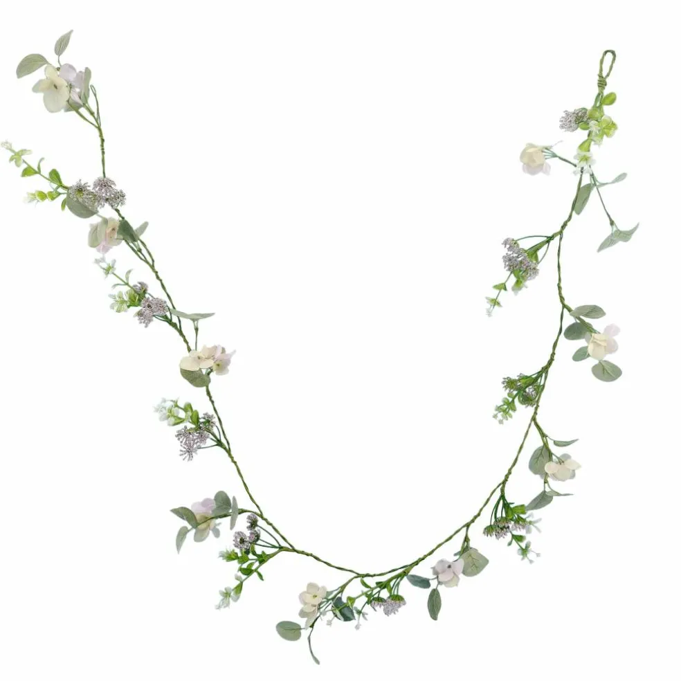 8 Pack: 5ft. Purple Hydrangea Coiled Garland by Ashland®