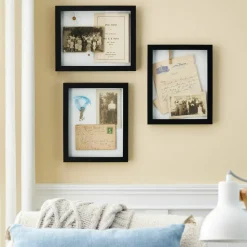 3 Pack Fundamentals 8" x 10" Black Shadow Boxes by Studio Décor®