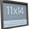 2 Pack Fundamentals 11" x 14" Gray Shadow Boxes by Studio Décor®