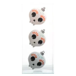 3 Pack Ghost Skull Halloween Ornaments by Ashland®