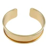 12 Pack: Gold Cuff Bracelet with Inlay by Bead Landing™