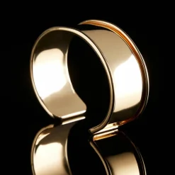 12 Pack: Gold Cuff Bracelet with Inlay by Bead Landing™