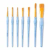 9 Pack: Golden Taklon Flat Variety Brush Set by Craft Smart®