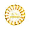 12 Pack: 2.75" Gold It's My Birthday Badge by Celebrate It™