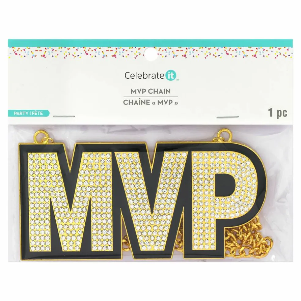 6 Pack: Gold MVP Chain by Celebrate It™