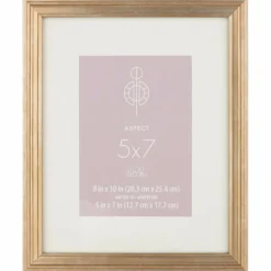 12 Pack: Gold Narrow 5" x 7" with Mat Frame, Aspect by Studio Décor®