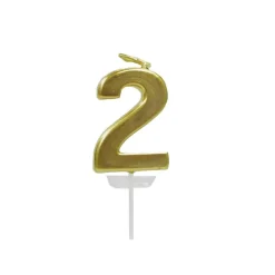 12 Pack: Gold Number Candle by Celebrate It®