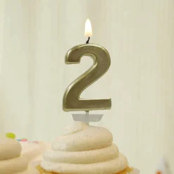 12 Pack: Gold Number Candle by Celebrate It®