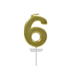 12 Pack: Gold Number Candle by Celebrate It®