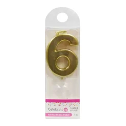 12 Pack: Gold Number Candle by Celebrate It®