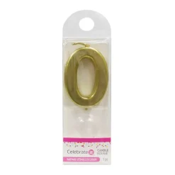 12 Pack: Gold Number Candle by Celebrate It®