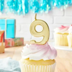 12 Pack: Gold Number Candle by Celebrate It®