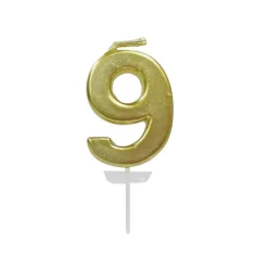 12 Pack: Gold Number Candle by Celebrate It®