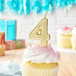 12 Pack: Gold Number Candle by Celebrate It®