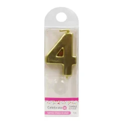 12 Pack: Gold Number Candle by Celebrate It®