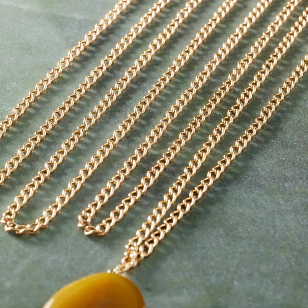 12 Pack: 96" Gold Open Curb Chain by Bead Landing™
