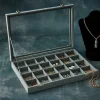 6 Pack: Gray Jewelry Tray with Lid by Bead Landing™