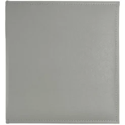 8 Pack: Gray Saffiano D-Ring Scrapbook Album by Recollections®