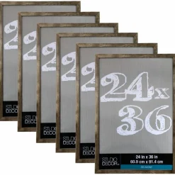 6 Pack: Gray 24" x 36" Belmont Frame by Studio Décor®