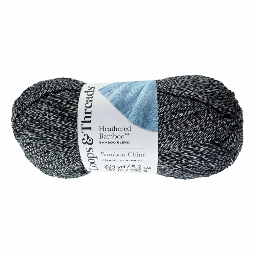 8 Pack: Heathered Bamboo™ Yarn by Loops & Threads®