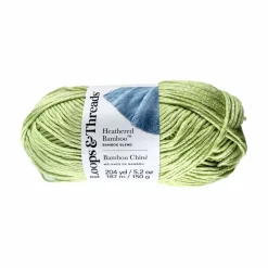 8 Pack: Heathered Bamboo™ Yarn by Loops & Threads®