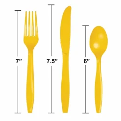 12 Pack: Hoffmaster 24 Piece Plastic Cutlery Set