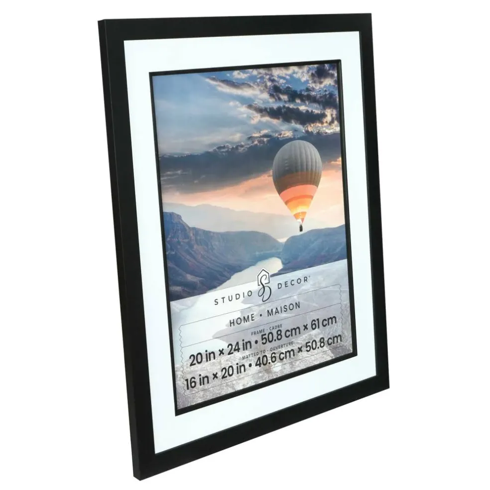 6 Pack: Home Black Studio Frame with Mat by Studio Décor®