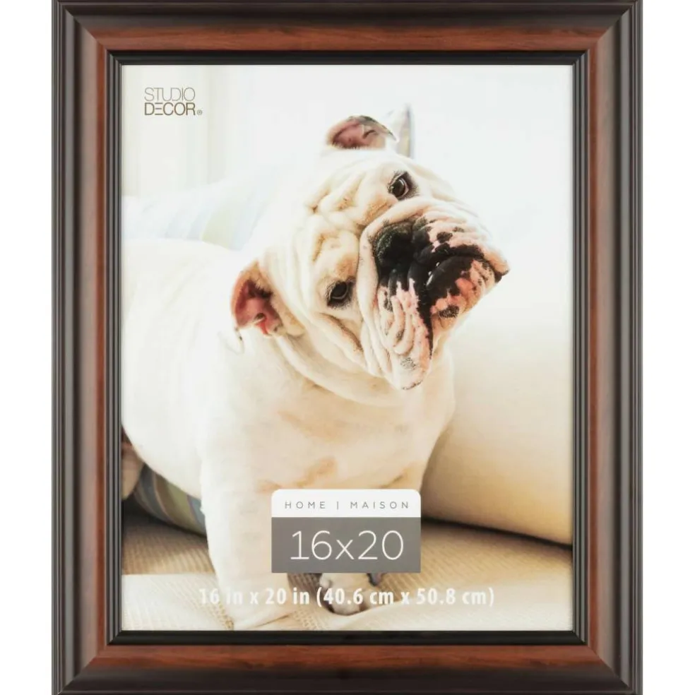 6 Pack: Home Brown & Black Wood Grain Frame by Studio Décor®