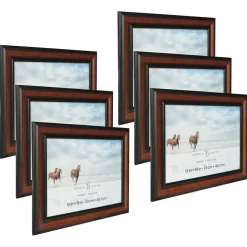 6 Pack: Home Brown & Black Wood Grain Frame by Studio Décor®