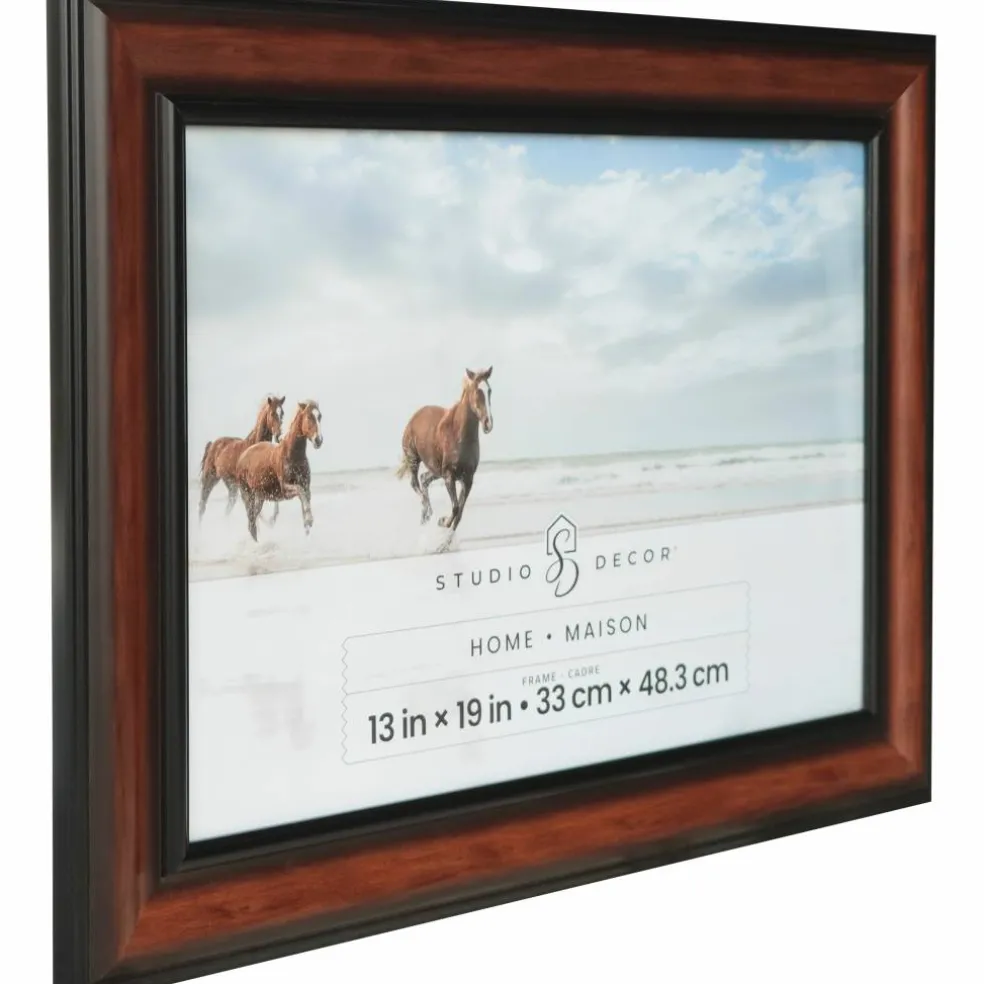 6 Pack: Home Brown & Black Wood Grain Frame by Studio Décor®