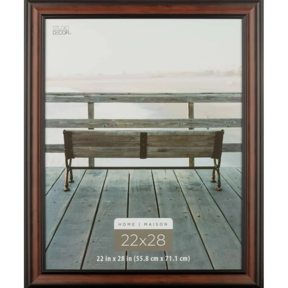 6 Pack: Home Brown & Black Wood Grain Frame by Studio Décor®