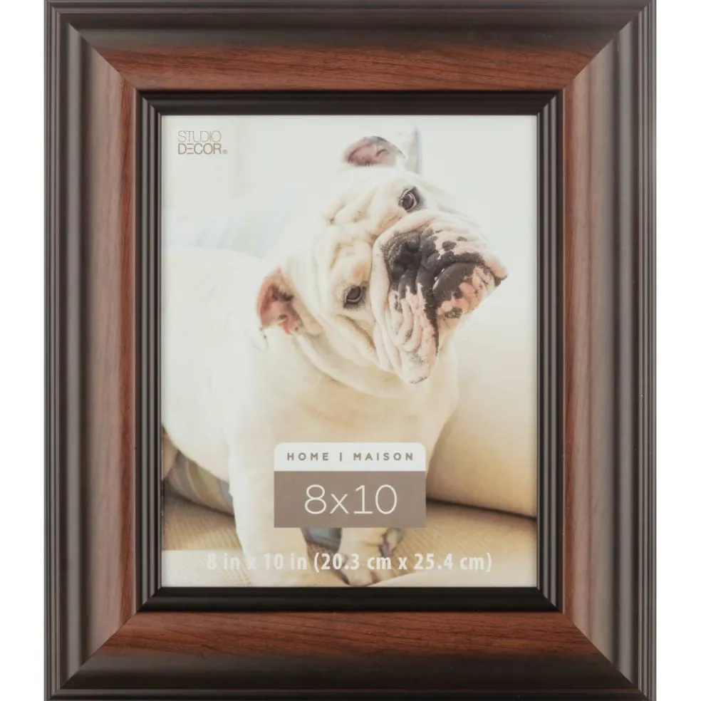 6 Pack: Home Brown & Black Wood Grain Frame by Studio Décor®