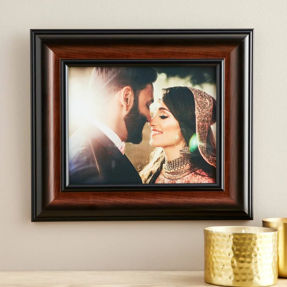 6 Pack: Home Brown & Black Wood Grain Frame by Studio Décor®