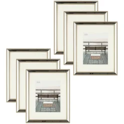 6 Pack: Home Mirrored Frame with Mat by Studio Décor®