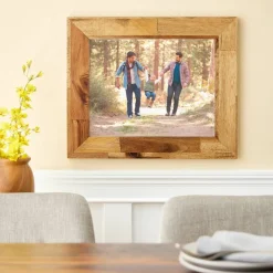 6 Pack: Home Natural Brown Wood Plank Frame by Studio Décor®