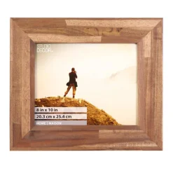 6 Pack: Home Natural Brown Wood Plank Frame by Studio Décor®