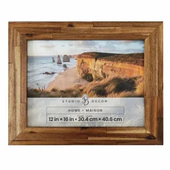 6 Pack: Home Natural Brown Wood Plank Frame by Studio Décor®