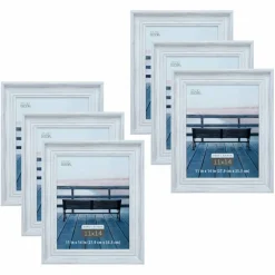 6 Pack: Home White Distressed Catalina Frame by Studio Décor®
