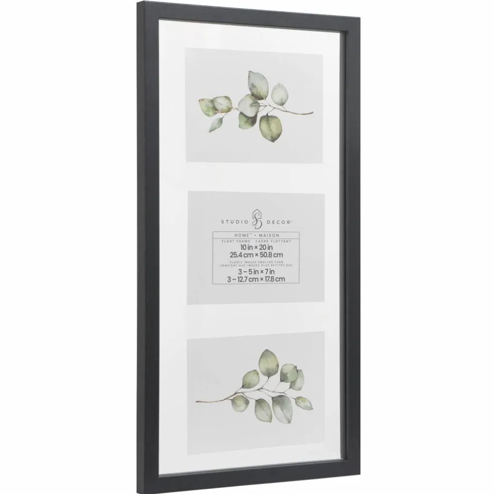 6 Pack: Home™ 10" x 20" Black Float Frame by Studio Décor®