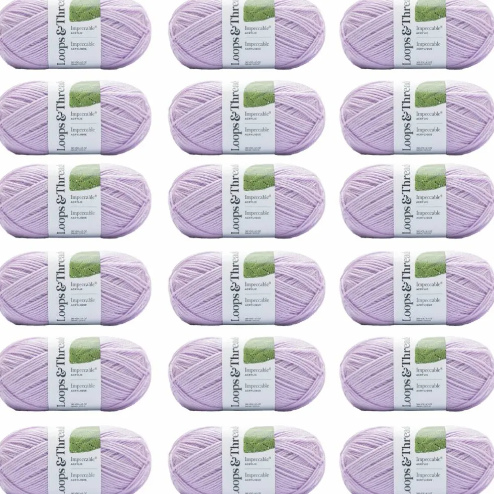 18 Pack: Impeccable® Solid Yarn by Loops & Threads®