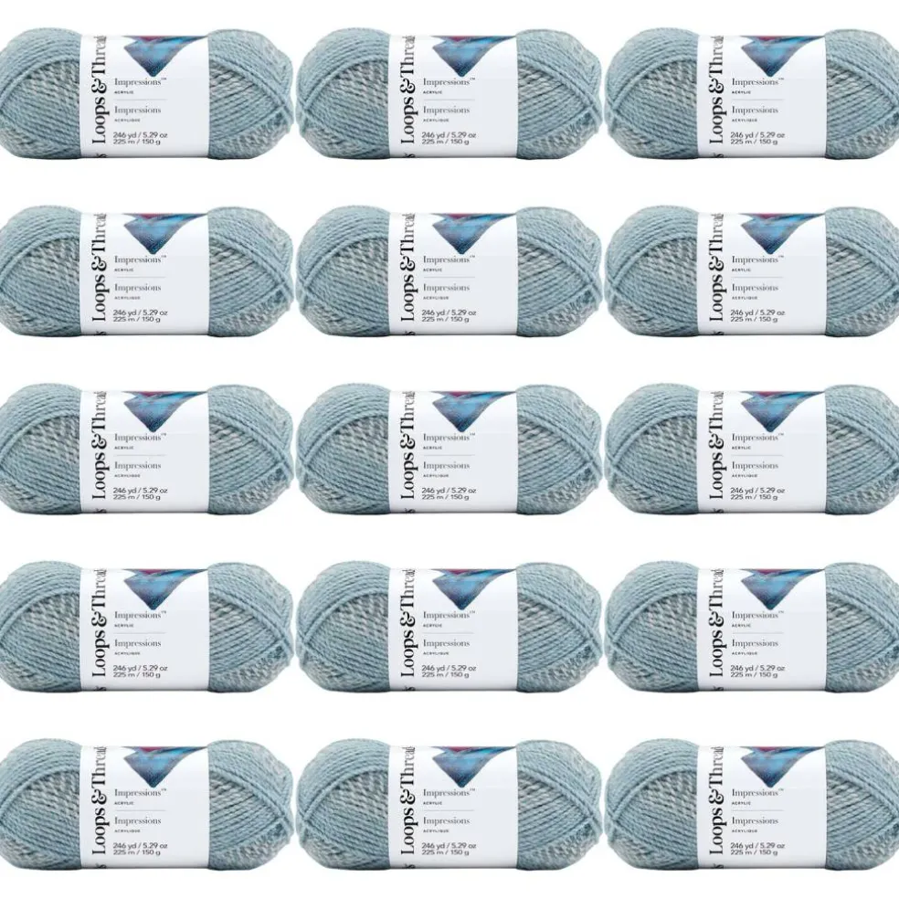 15 Pack: Impressions™ Yarn by Loops & Threads®