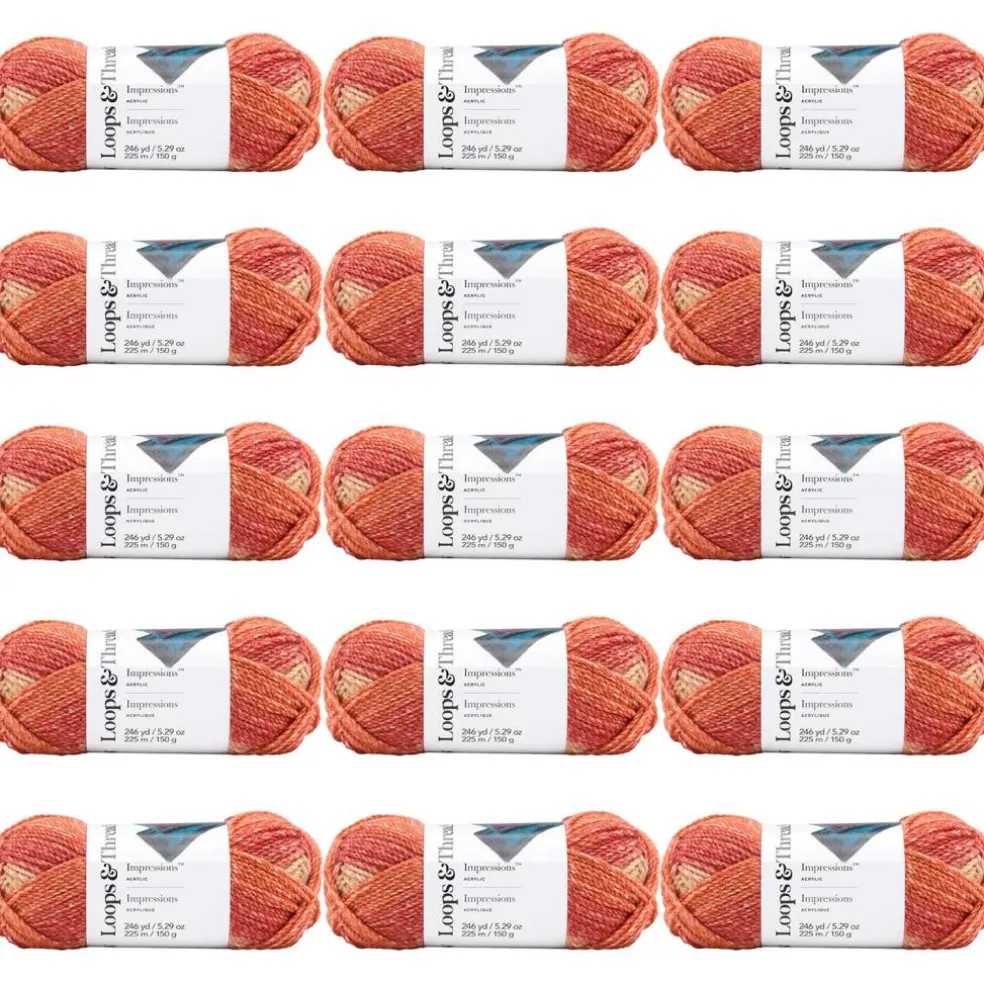 15 Pack: Impressions™ Yarn by Loops & Threads®