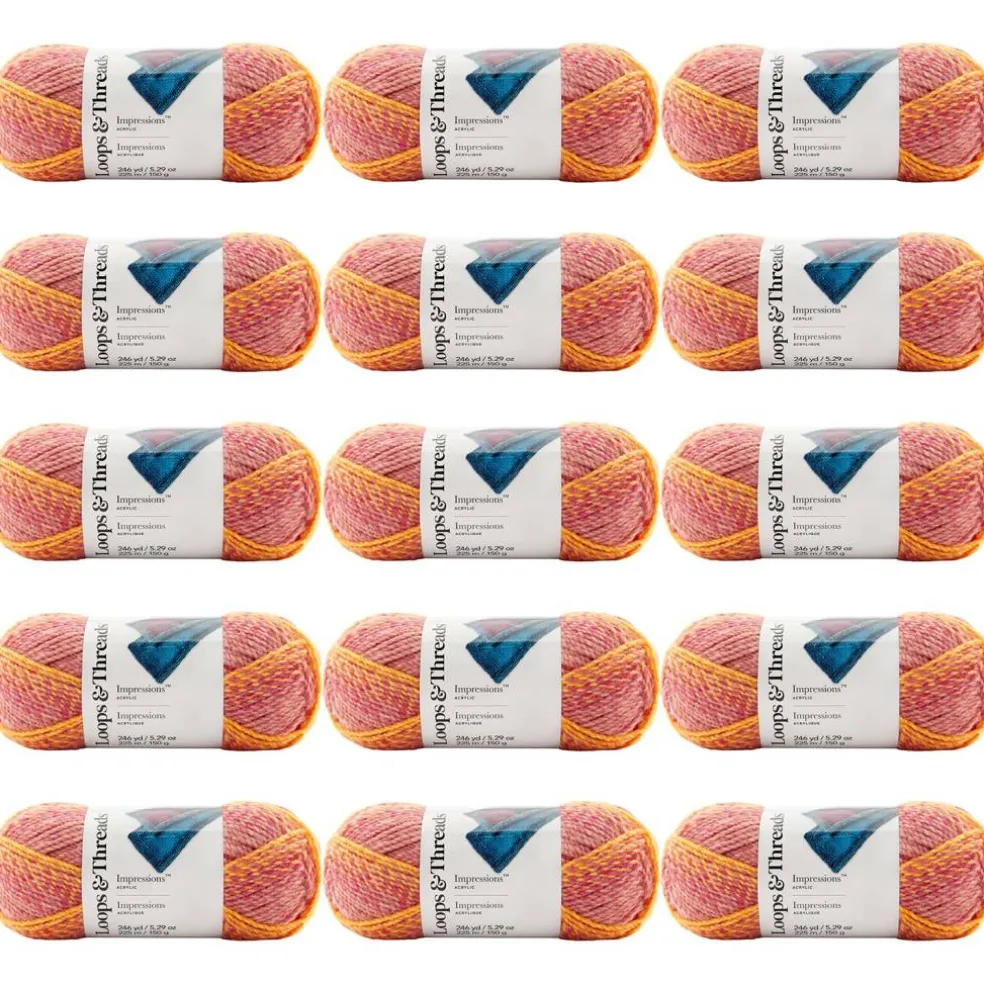 15 Pack: Impressions™ Yarn by Loops & Threads®